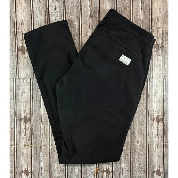 Rag & Bone Standard issue Chinos pants size 34 color Black NWOT made in USA